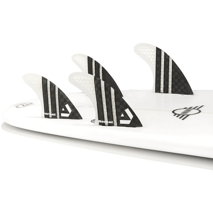 DORSAL Surfboard Fins Quad 4 Set FCS Compatible