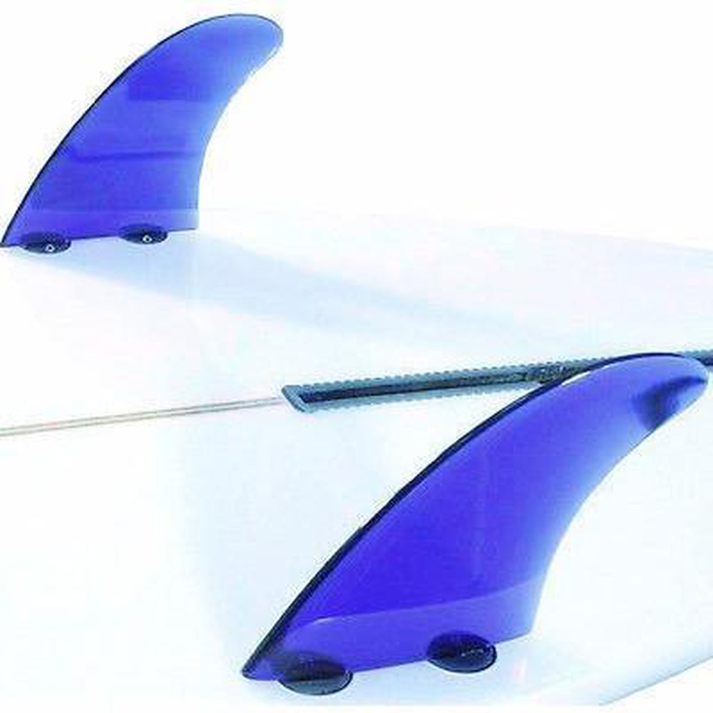 Dorsal FlexCore Surfboard Side/Rear Longboard Surfboard Fins (2) FCS Base - Blue - DORSAL??½ Surf Shop - Dorsalfins.com??ç?ä