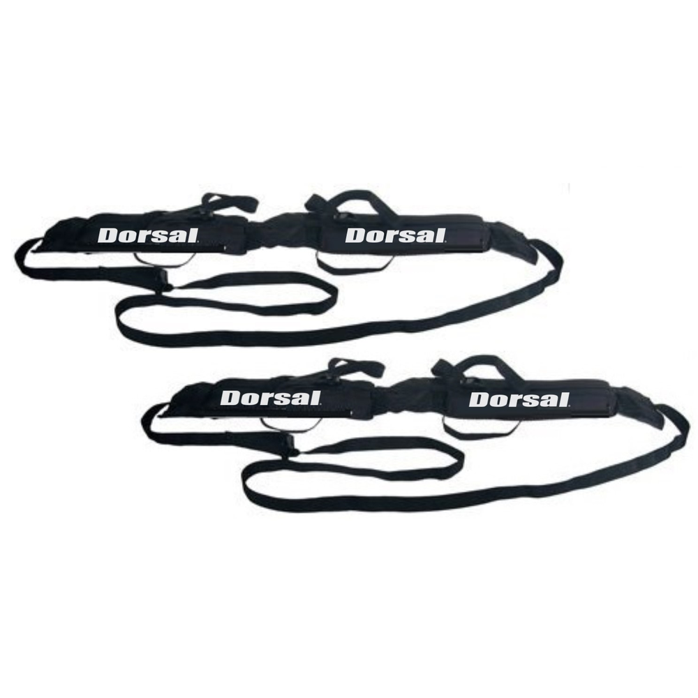 DORSAL Wrap Rax Double Surfboard Soft Roof Racks with Corrosion Resistant Buckles, Universal Fit, Trucks and SUVs - Long Boards, Short Boards, SUP, Soft Tops - by DORSAL Surf Brand - Dorsalfins.com?ÇÄ