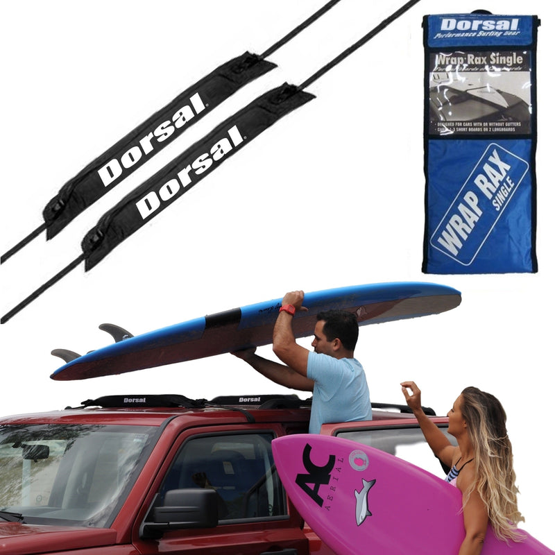 Dorsal Universal Soft Roof Rack Pads for Surfboard Kayak SUPs with