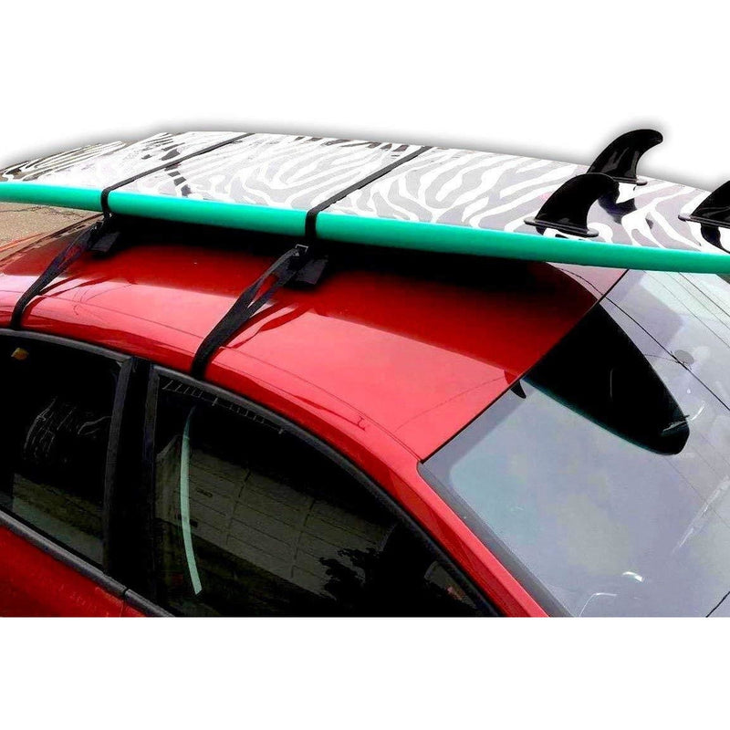 Universal Soft Roof Rack Pads with Tie Down Straps for Kayak